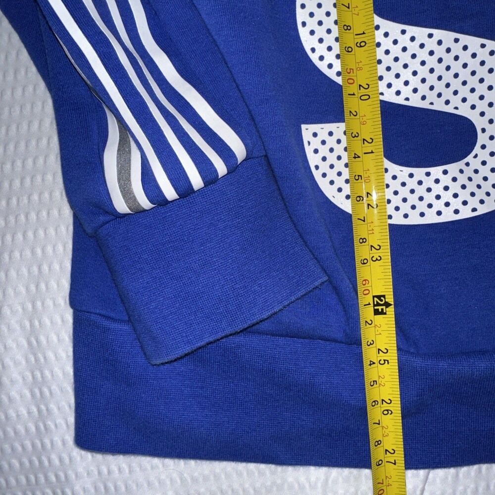 VINTAGE Y2K SUPERDRY JAPAN COMBAT Spell Out Blue HOODIE Sweatshirt XL - Picture 4 of 9
